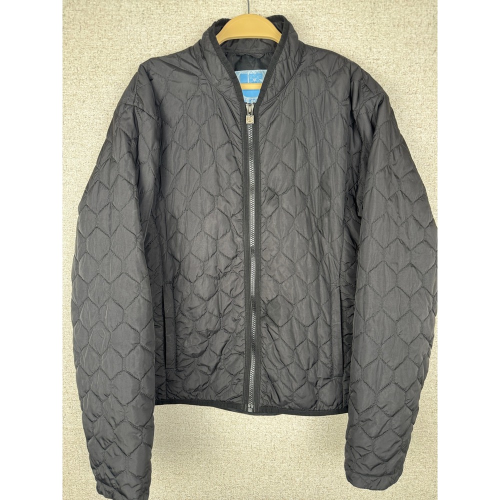 Burton Black Quilted Insulated Full Zip Jacket Mid Layer Womens Size M
